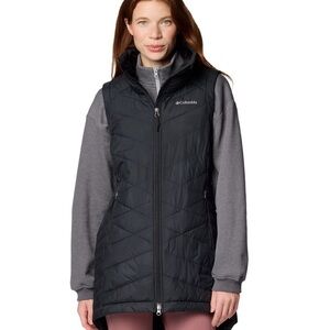 Columbia Black Women's Heavenly Long Omni-Heat Vest